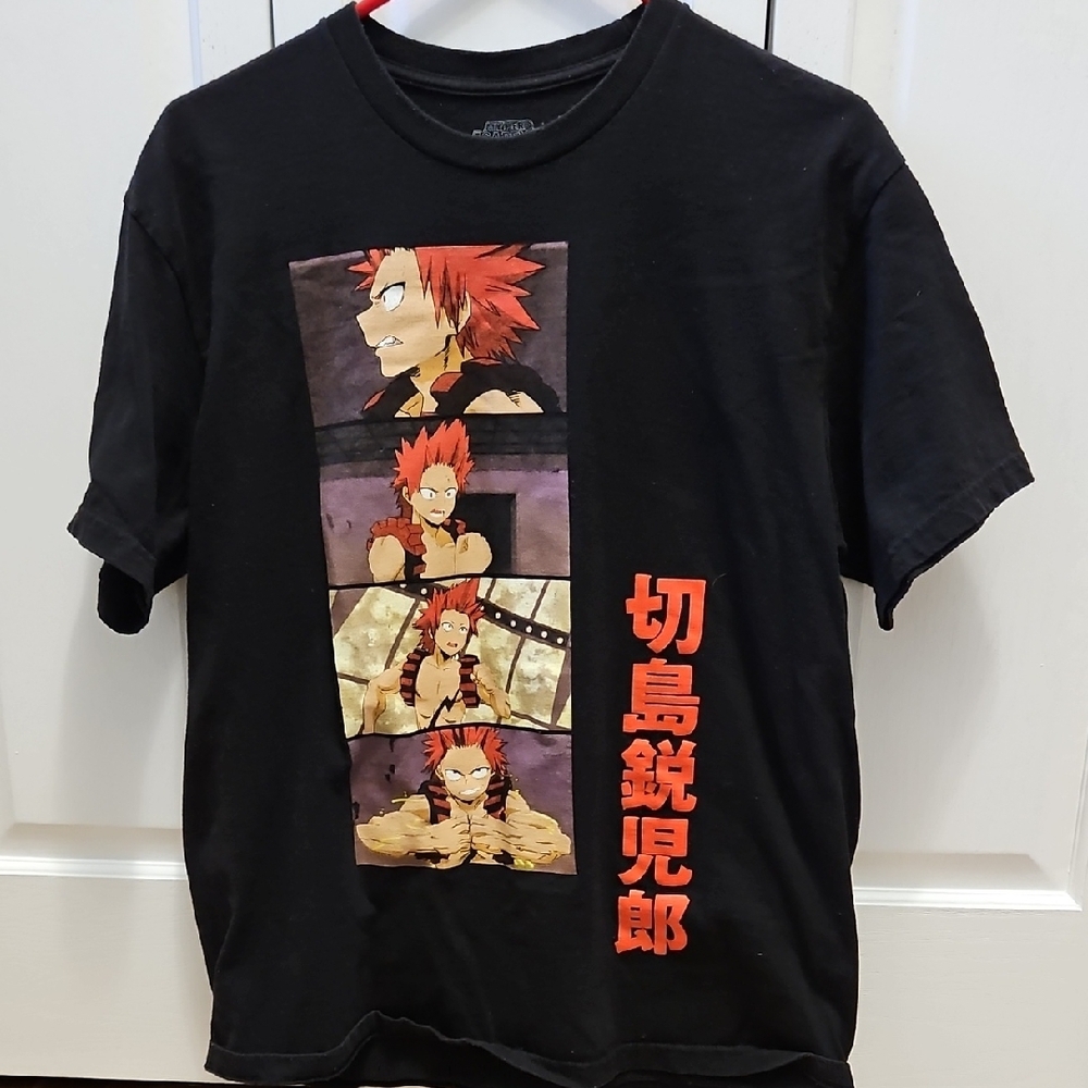 My Hero Acadamia Black Anime Graphic T-Shirt